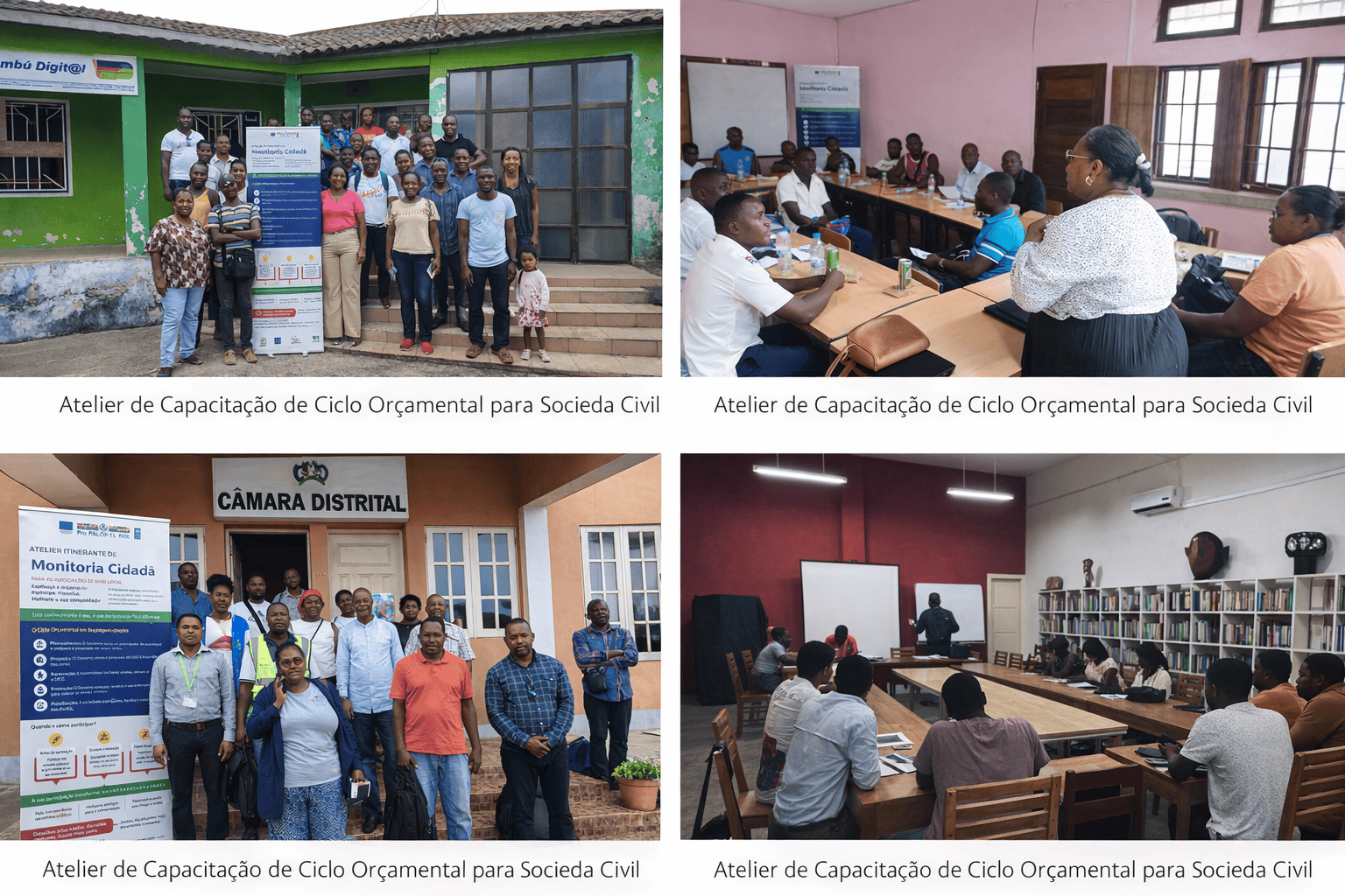 Participação nos 4 Distritos de São Tomé