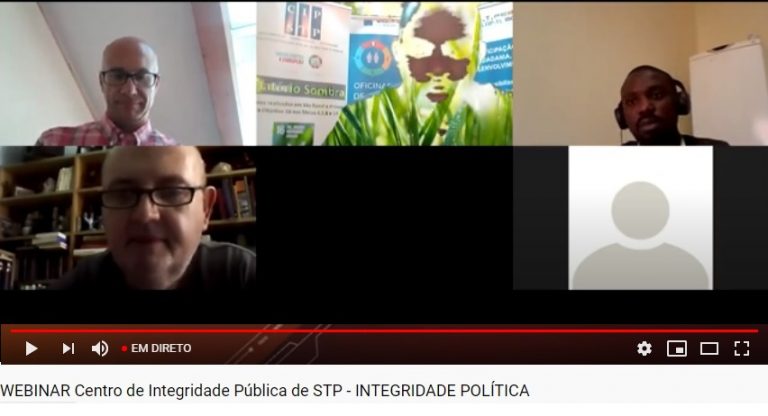 Webinar Integridade Política