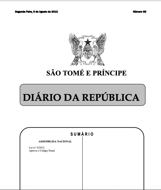 Código Penal de STP
