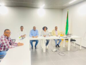 Delegação de STP em visita de campo
